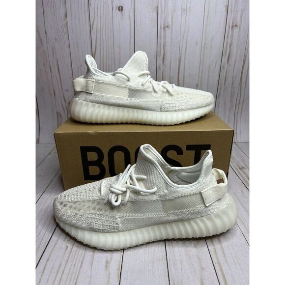 adidas Yeezy Boost 350 V2 Bone Mens Size 11.5 White HQ6316 Kanye West